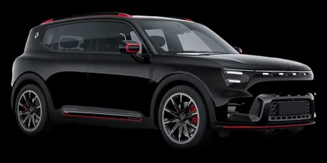 Meta Black Radiant Red car