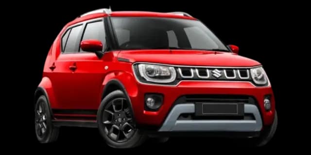 Burning Red car