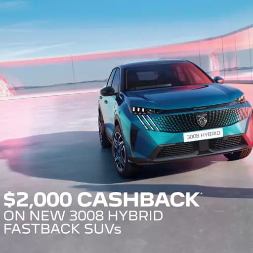 3008 Cashback Offer